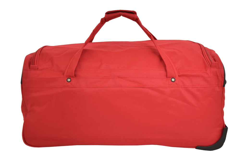 DR488 Lightweight Large Size Holdall with Wheels Red 5