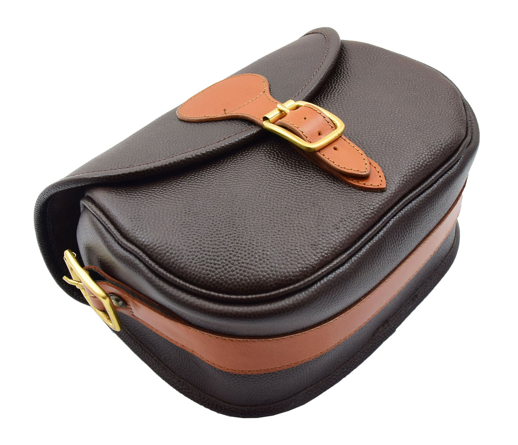 DR284 Cartridge Bag Genuine Brown/Tan Pouch 9