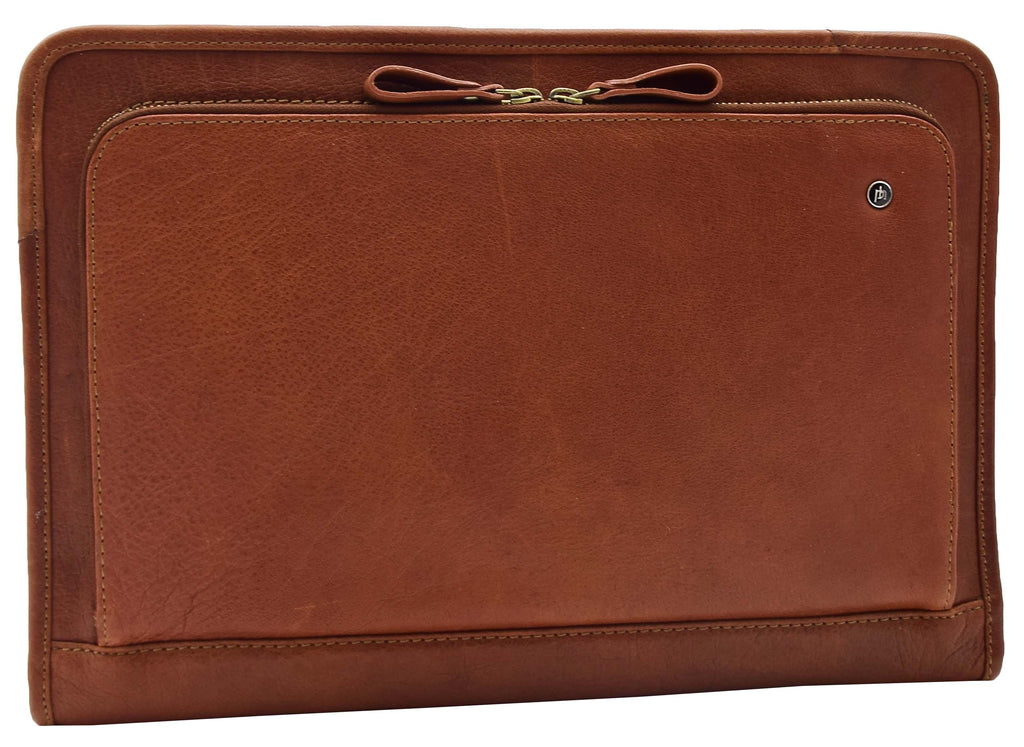 DR330 Real Leather Portfolio Case A4 Documents Bag Brown 3