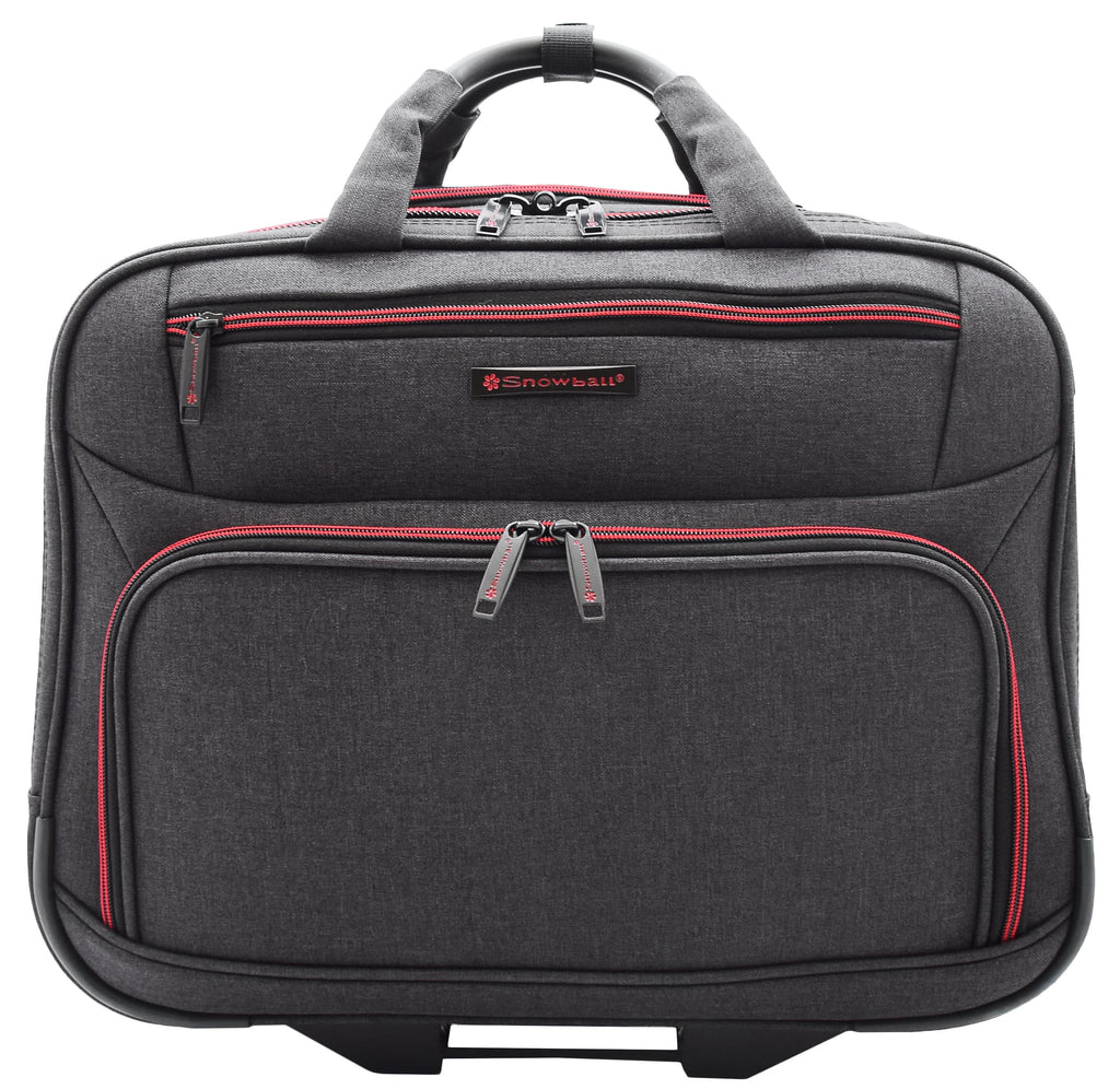 DR494 Laptop Roller Case Business Wheels Briefcase Black 7