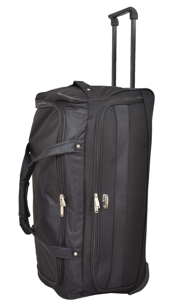 DR488 Lightweight Large Size Holdall with Wheels Black 6