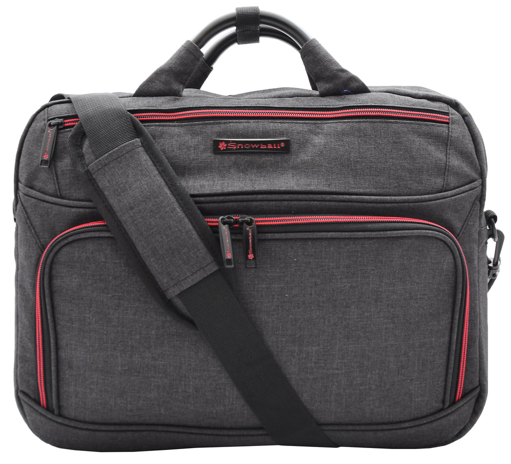 DR492 Cross Body Organiser Bag Laptop Carry Case Black 8