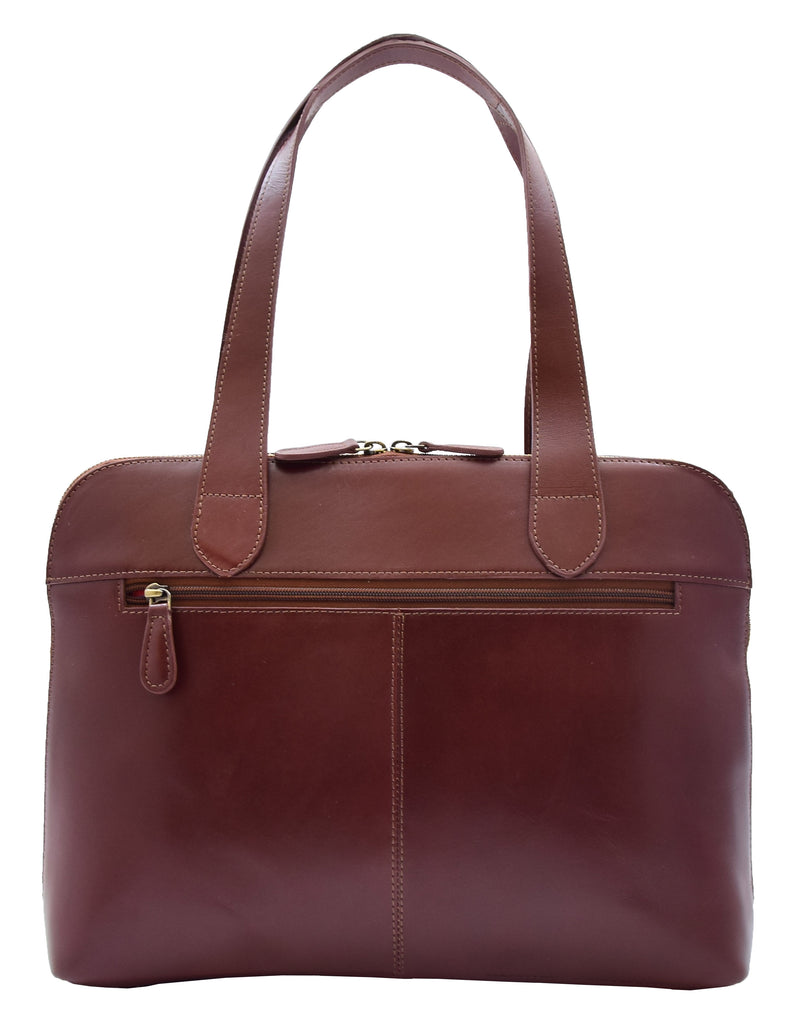 DR301 Women's Real Leather Smart Handbag Doctor Hobo Bag Chestnut 4