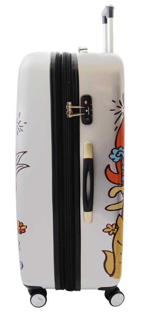 DR501 Four Wheel Suitcase Hard Shell Luggage Cartoon Print 12