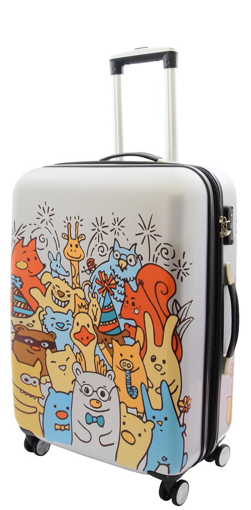 DR501 Four Wheel Suitcase Hard Shell Luggage Cartoon Print 15