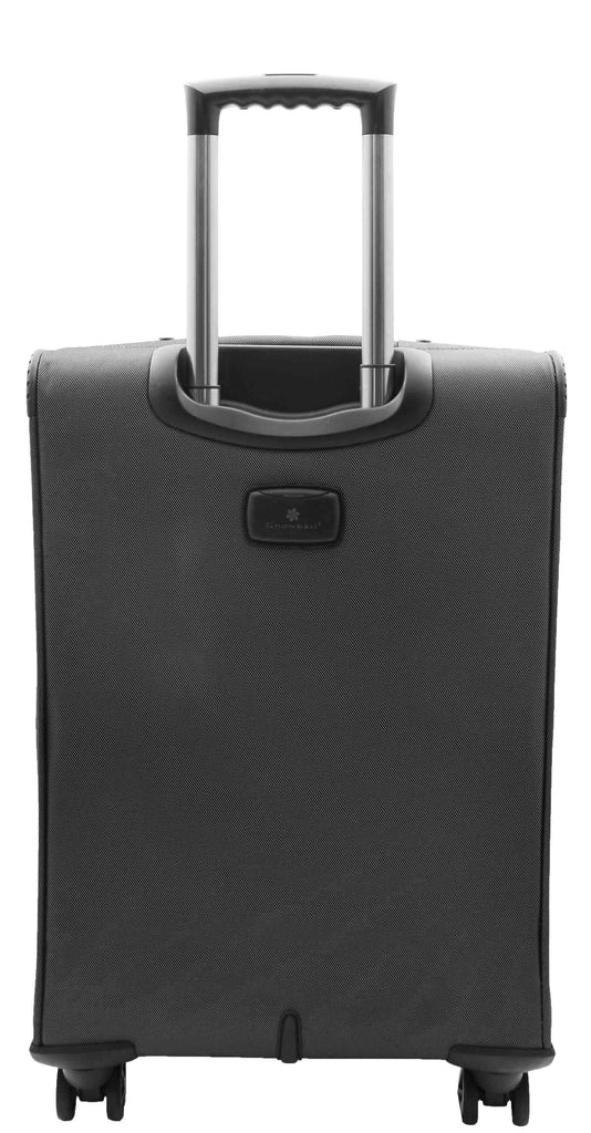 DR523 Soft Casing TSA Lock Suitcase Luggage Four Wheel Black 10