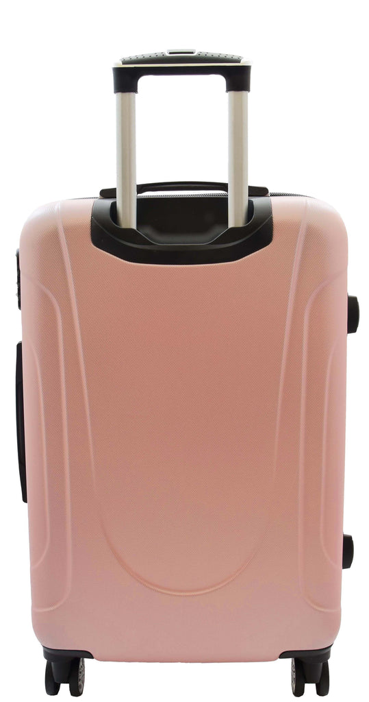 DR520 Digit Lock Hard Shell Luggage With Four Wheels Rose Gold 10
