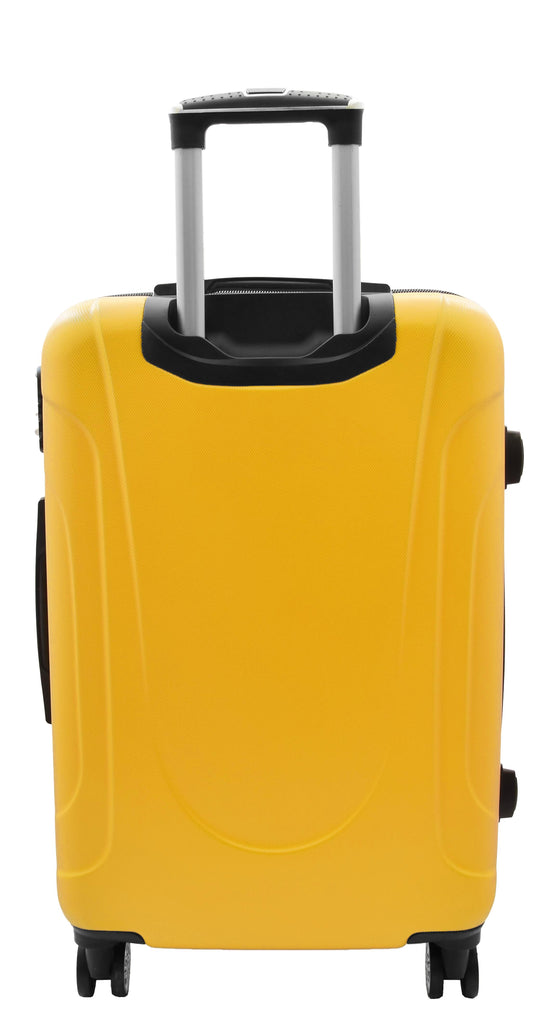 DR520 Digit Lock Hard Shell Expandable Luggage With Four Wheels Yellow 10