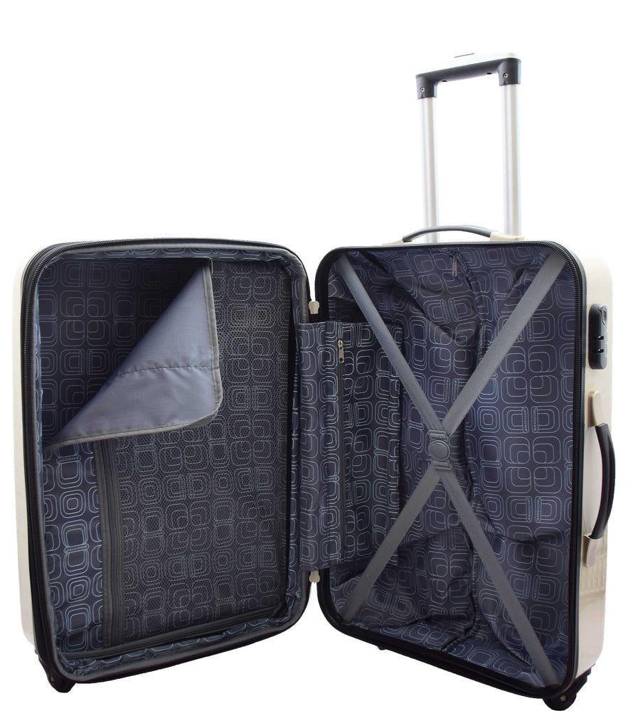 DR500 Four Wheel Suitcase Hard Shell Luggage London Print 11