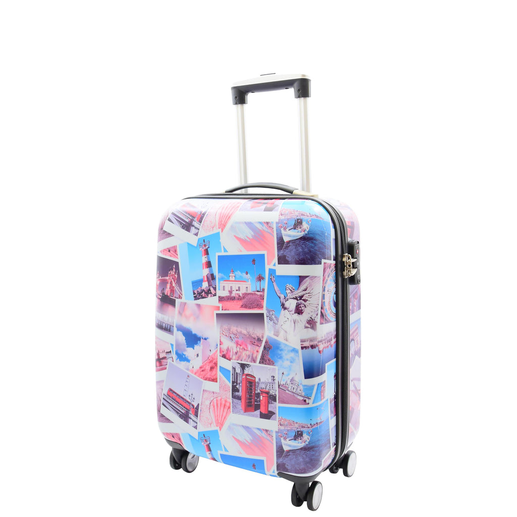DR522 Hard Shell Luggage Suitcase With Four Wheels Post Card Print 11