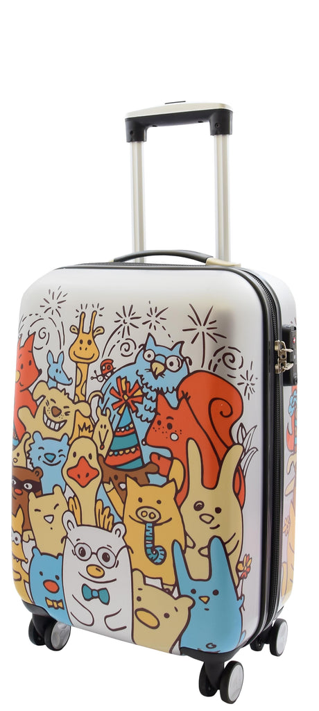 DR501 Four Wheel Suitcase Hard Shell Luggage Cartoon Print 4