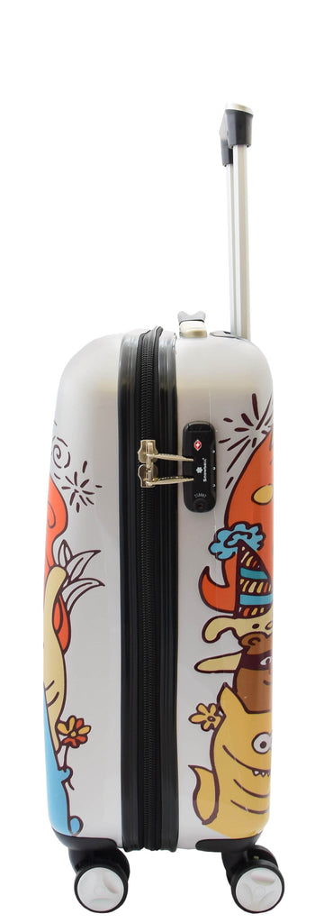 DR501 Four Wheel Suitcase Hard Shell Luggage Cartoon Print 6