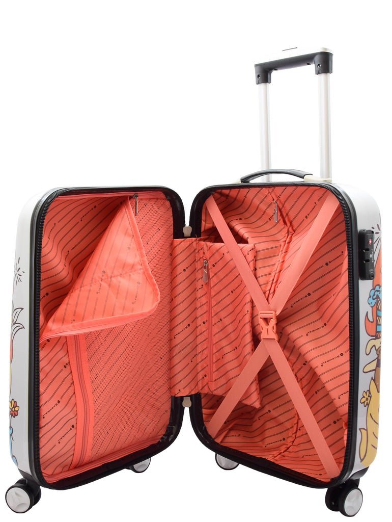 DR501 Four Wheel Suitcase Hard Shell Luggage Cartoon Print 8
