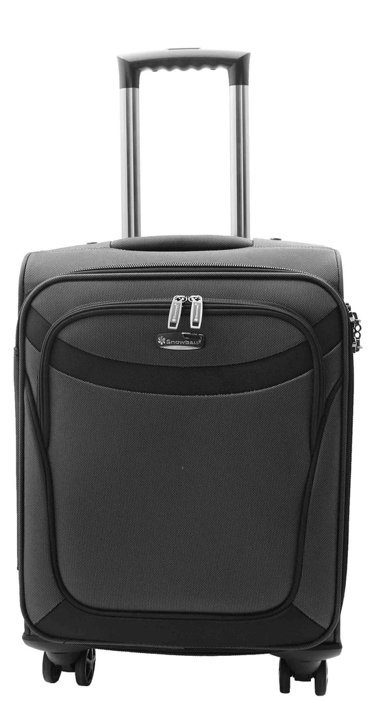 DR523 Soft Casing TSA Lock Suitcase Luggage Four Wheel Black 13