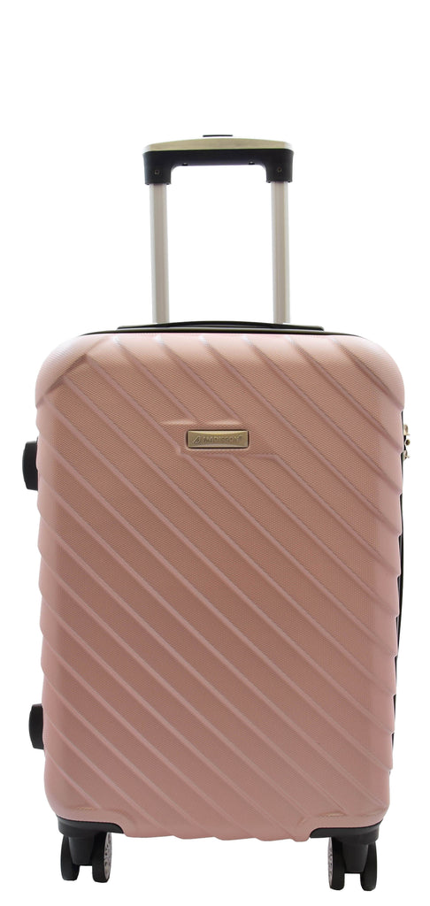 DR520 Digit Lock Hard Shell Luggage With Four Wheels Rose Gold 13