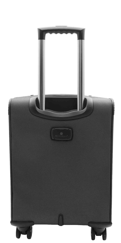 DR523 Soft Casing TSA Lock Suitcase Luggage Four Wheel Black 15