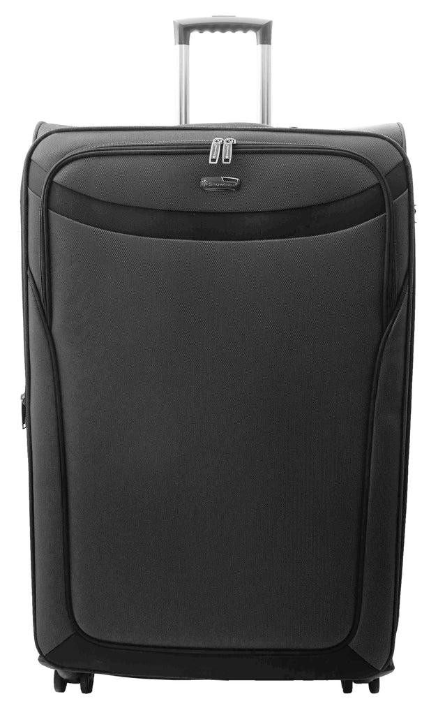 DR523 Soft Casing TSA Lock Suitcase Luggage Four Wheel Black 18