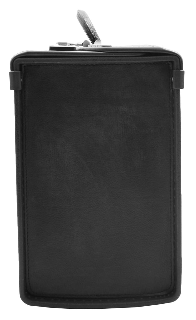 DR495 Leather Briefcase Doctors Business Bag  Black 2