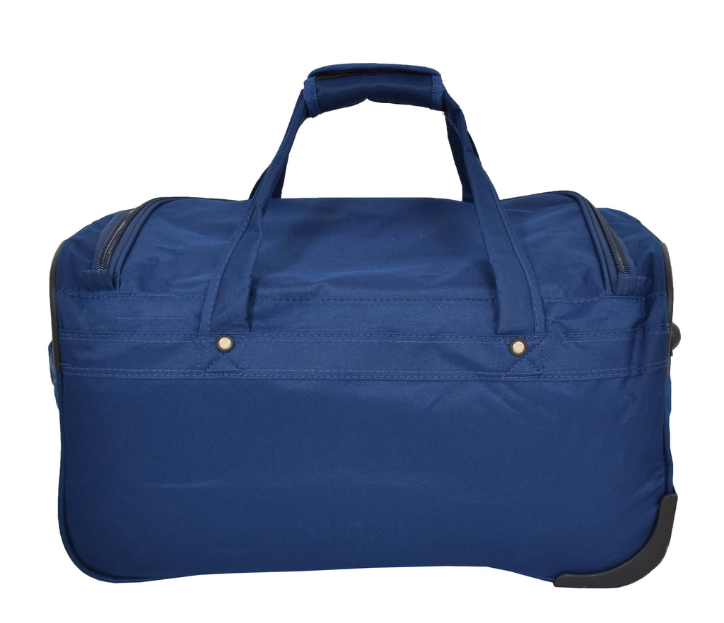  DR487 Lightweight Mid Size Holdall with Wheels Blue 6