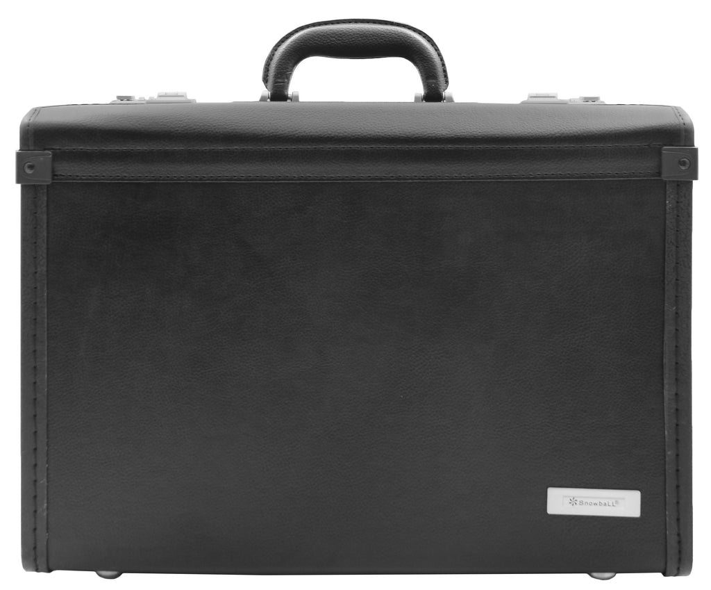 DR495 Leather Briefcase Doctors Business Bag  Black 6